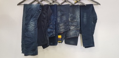 6 X BRAND NEW G STAR RAW JEANS IN VARIOUS COLOURS SIZE 30