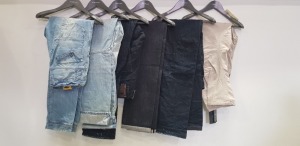 6 X BRAND NEW G STAR RAW JEANS IN VARIOUS COLOURS SIZE 30