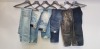 6 X BRAND NEW G STAR RAW JEANS IN VARIOUS COLOURS SIZE 24 AND 25