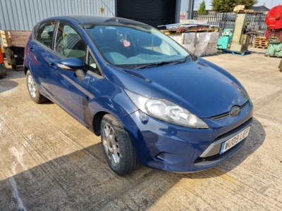 BLUE FORD FIESTA STYLE PLUS 68 TDCI. ( DIESEL ) Reg : WU09LEF, Mileage : 184,739 Details: FIRST REGISTERED 6/4/2009 1399CC MOT UNTIL 15 JUNE 2022 1 KEY AIR CONDITIONING V5