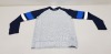 40 X BRAND NEW NEXT GREY & NAVY BOYS SWEATSHIRTS SIZE 12 YEARS RRP £13.00 (TOTAL RRP £520.00)