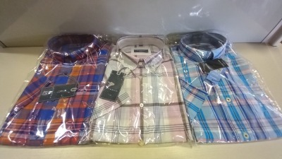 20 X BRAND NEW MENS DESIGNER BUTTON SHIRTS IN VARIOUS STYLES AND SIZES I.E ETERNA