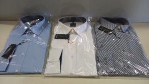 20 X BRAND NEW MENS DESIGNER BUTTON SHIRTS IN VARIOUS STYLES AND SIZES I.E OLYMP