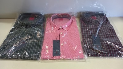 20 X BRAND NEW MENS DESIGNER BUTTON SHIRTS IN VARIOUS STYLES AND SIZES I.E OLYMP