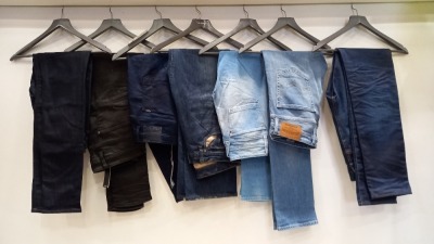 7 X BRAND NEW G STAR RAW JEANS IN VARIOUS SIZES