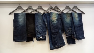 7 X BRAND NEW G STAR RAW JEANS IN VARIOUS SIZES