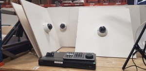 6 X HIKVISION CAMERAS, HIKVISION CCTV BOX PLUS A BLACKMAGIC DESIGN DAVINCI RESOLVE SPEED EDITOR