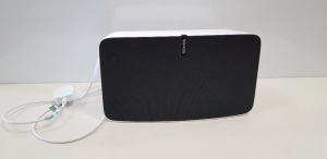 WHITE SONOS PLAY:5 SPEAKER (WITH POWER LEAD)