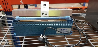 1 X SONTEX BAG SEALER NO. 305CTD/1356