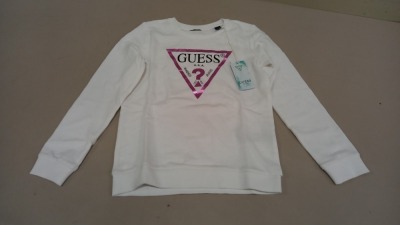 20 X BRAND NEW GUESS SWEATSHIRTS - SIZE UK 16 RRP €34.90