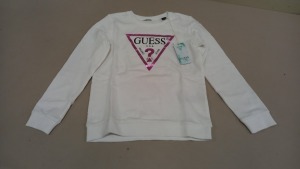 20 X BRAND NEW GUESS SWEATSHIRTS - SIZE UK 16 RRP €34.90