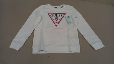 20 X BRAND NEW GUESS SWEATSHIRTS - SIZE UK 16 RRP €34.90