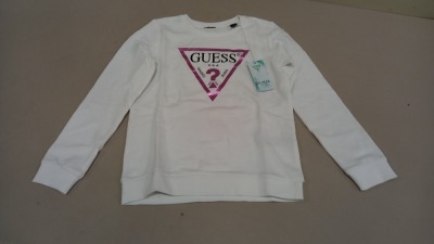 20 X BRAND NEW GUESS SWEATSHIRTS - SIZE UK 16 RRP €34.90