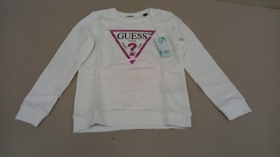 20 X BRAND NEW GUESS SWEATSHIRTS - SIZE UK 14 RRP €34.90