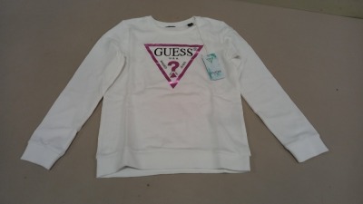 20 X BRAND NEW GUESS SWEATSHIRTS - SIZE UK 12 RRP €34.90