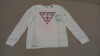 20 X BRAND NEW GUESS SWEATSHIRTS - SIZE UK 12 RRP €34.90