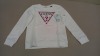 20 X BRAND NEW GUESS SWEATSHIRTS - SIZE UK 10 + 12 RRP €34.90