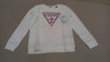 20 X BRAND NEW GUESS SWEATSHIRTS - IN VARIOUS SIZES RRP €34.90