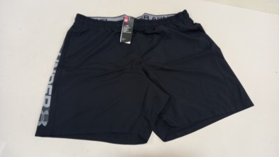 15 X BRAND NEW UNDER ARMOUR WOVEN GRAPH SHORTS - SIZE XX LARGE RRP £19.99