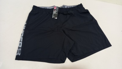 15 X BRAND NEW UNDER ARMOUR WOVEN GRAPH SHORTS - SIZE XX LARGE RRP £19.99