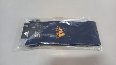 20 X BRAND NEW ADIDAS AEROREADY TEAMSPORT SOCKS - SIZE LARGE