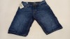 10 X BRAND NEW JACK JONES BLUE DENIM (JEAN) SHORTS - SIZE XXL