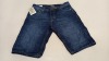 10 X BRAND NEW JACK JONES BLUE DENIM (JEAN) SHORTS - SIZE XL