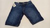 10 X BRAND NEW JACK JONES BLUE DENIM (JEAN) SHORTS - SIZE XL