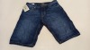 10 X BRAND NEW JACK JONES BLUE DENIM (JEAN) SHORTS - SIZE MEDIUM