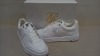 10 X BRAND NEW SIKSILK WHITE & SILVER BLAZE LUX TRAINERS - SIZED UK8