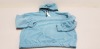 9 X BRAND NEW TOPSHOP TURQUOISE HOODED JACKETS SIZE LARGE