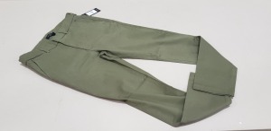 13 X BRAND NEW NEW LOOK KHAKI CHINO TROUSERS SIZE W28R AND 32R