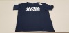 X 25 JACK AND JONES NAVY BLUE T-SHIRT SIZE XXL