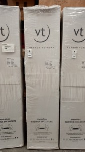 BRAND NEW VERNON TUTBURY 900 QUADRANT SHOWER DOOR (SVQC 9CR EBSL)