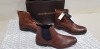 9 PIECE MIXED LOT TO INCLUDE 5 X BRAND NEW JACK & JONES JFWORCA 100% LEATHER BOOTS - SIZE UK7 4 X BRAND NEW BURTONS CHELSEA BROWN BOOTS - SIZE UK7