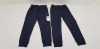 FULL PALLET CONTAINING F&F 2 PACK OF COTTON RICH NAVY JOGGERS - IN VARIOUS SIZES - 2