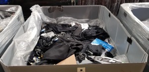 3/4 PALLET OF SCHOOLWEAR IE, BLACK STRECH TIGHTS, F&F STAIN REPELLENT POLO SHIRTS AND REGULAR FIT EASY IRON SHIRTS - IN VARIOUS SIZES