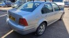 SILVER VOLKS WAGON BORA SE. Reg : X472 UFM, Mileage : 119000 Details: WITH KEY NO LOGBOOK NO MOT BATTERY IS FLAT 1600CC - 4