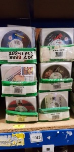 1200 PIECE MIXED DVD LOT CONTAINING FRINGE, SAINT TRINIANS, THE SMURFS, COWBOYS AND ALIENS, MICHEAL MCINTYRE AND LAST STAND ETC