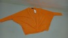 30 X BRAND NEW DOROTHY PERKINS KITTED CARDIGAN IN ORANAGE ( 15 IN SIZE M ) ( 15 IN SIZE L ) IN 2 BOXES