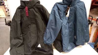 20 X BRAND NEW WINTERBOTTOMS NAVY AND BLACK JACKETS/COATS SIZE 38