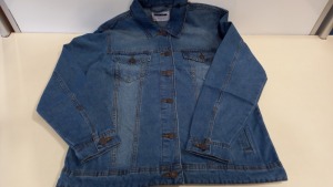 20 X BRAND NEW NOISY MAY MID BLUE DENIM JACKETS SIZES SMALL