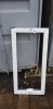 1 X UPVC WINDOW FRAME - WIDTH - 55CM LENGTH - 115CM