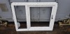 1 X UPVC WINDOW FRAME - WIDTH - 92CM LENGTH - 117CM