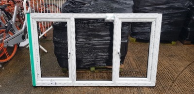 1 X UPVC WINDOW FRAME - WIDTH - 106CM LENGTH - 180CM