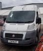 WHITE FIAT DUCATO 35 MAXI 120. ( DIESEL ) Reg : CV11WJY, Mileage : 0 Details: FIRST REGISTERED 30/6/2011 2287CC NO KEY NO V5 NO MOT MILEAGE UNKNOWN NEARSIDE WINDOW SMASHED - 2