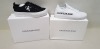 9 X BRAND NEW MIXED CALVIN KLEIN SHOE LOT CONTAINING 7X CALVIN KLEIN ZOLAH LOW TOP LACE CANVAS TRAINERS IN SIZE UK 3.5 AND 2 X CALVIN KLEIN IANTHA LOW TOP LACE UP CANVAS TRAINERS IN WHITE SIZE UK 3.5