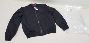 7 X BRAND NEW JACK WILLS RAME BOMBER JACKET IN BLACK SIZE SMALL