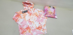 16 X BRAND NEW HYPE MULTI COLOURED HOODIES SIZE 14 YEARS