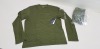 11 X BRAND NEW RALPH LAUREN KHAKI LONG SLEEVED TOPS SIZE SMALL AND MEDIUM